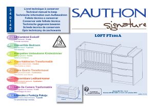 מדריך Sauthon FT101A Loft עריסה