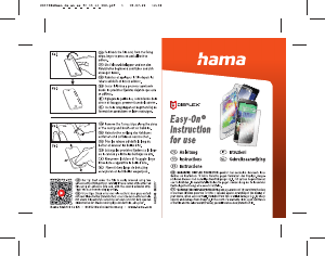 Manual de uso Hama 00173868 Displex Protector de pantalla