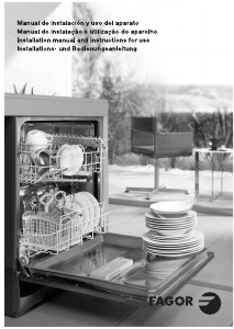 Manual Fagor 2LF-013SX Máquina de lavar louça