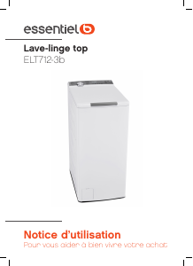 Mode d’emploi Essentiel B ELT 712-3b Lave-linge