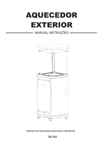 Manual Delba DB-926 Aquecedor de pátio