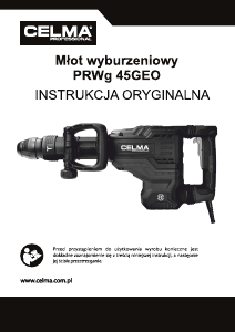 Instrukcja Celma PRWg 45GEO Młotowiertarka
