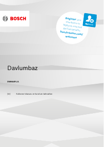 Kullanım kılavuzu Bosch DWK64PJ20T Davlumbaz