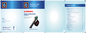 Bedienungsanleitung Ferrex FS-ABV 40 Laubblaser