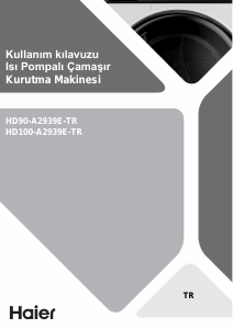 Kullanım kılavuzu Haier HD90-A2939E-TR Kurutma makinesi