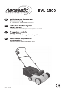 Handleiding Hanseatic EVL 1500 Verticuteermachine