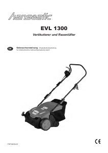 Bedienungsanleitung Hanseatic EVL 1300 Vertikutierer