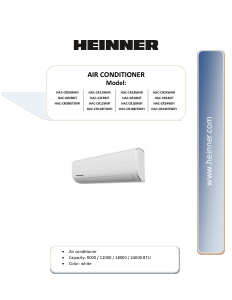 Handleiding Heinner HAC-CR24KITWIFI Airconditioner