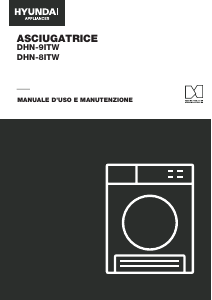 Manuale Hyundai DHN-9ITW Asciugatrice