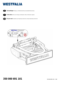 Mode d’emploi Westfalia Portilo Porte-vélo