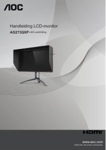 Handleiding AOC AG273QXP LCD monitor