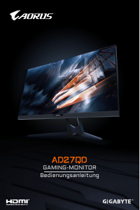 Bedienungsanleitung AORUS AD27QD LED monitor