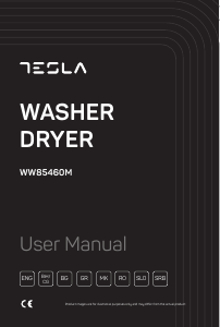 Прирачник Tesla WW85460M Машина за перење/сушење алишта