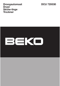 Mode d’emploi BEKO DCU 720030 Sèche-linge
