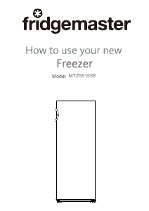 Handleiding Fridgemaster MTZ55153E Vriezer