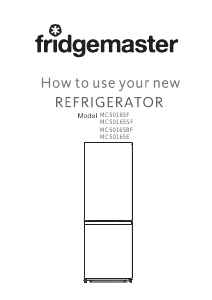 Handleiding Fridgemaster MC50165ES Koel-vries combinatie