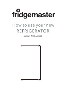 Handleiding Fridgemaster MUL4892E Koelkast