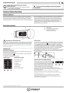 Handleiding Indesit BI 18A2 D/I Koel-vries combinatie