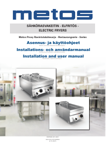 Handleiding Metos Proxy 74EFRPT Friteuse