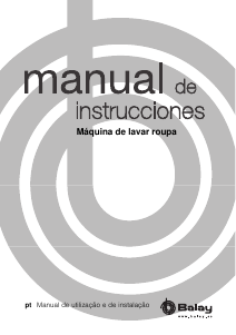 Manual Balay 3TS976B Máquina de lavar roupa