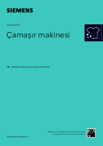Kullanım kılavuzu Siemens WG42A2Z0TR Çamaşır makinesi