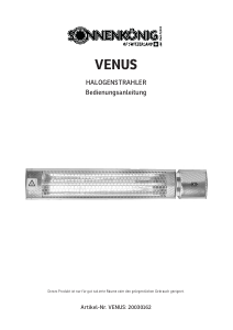 Handleiding Sonnenkönig VENUS Terrasverwarmer