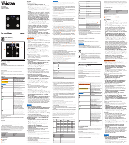 Handleiding Tristar WG-2442 Weegschaal