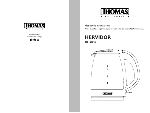 Manual de uso Thomas TH-4725V Hervidor