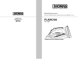 Manual de uso Thomas TH-7100 Plancha
