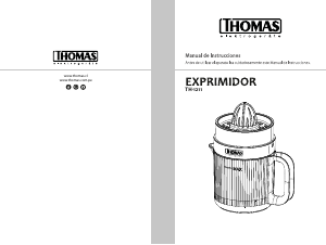 Manual de uso Thomas TH-1211 Exprimidor de cítricos
