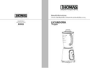 Manual de uso Thomas TH-330V Batidora