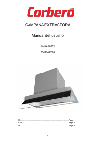 Handleiding Corberó MARA9075X Afzuigkap