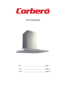Handleiding Corberó VOSTOK400FNX Afzuigkap