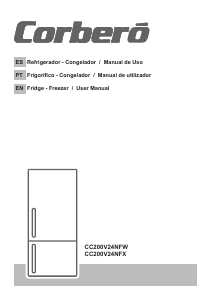 Manual de uso Corberó CC200V24NFW Frigorífico combinado