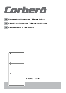 Manual de uso Corberó CF2PV21324W Frigorífico combinado