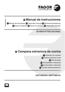 Manual de uso Fagor 3CFT-9051N Campana extractora