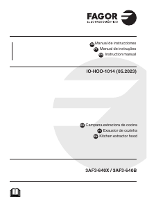 Manual de uso Fagor 3AF3-640X Campana extractora