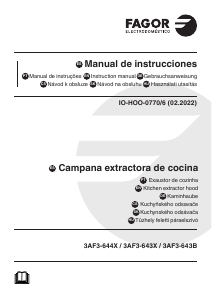 Handleiding Fagor 3AF3-644X Afzuigkap