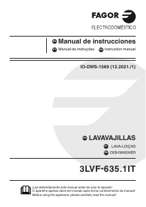 Handleiding Fagor 3LVF-635.1IT Vaatwasser