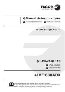 Handleiding Fagor 4LVF-638ADX Vaatwasser
