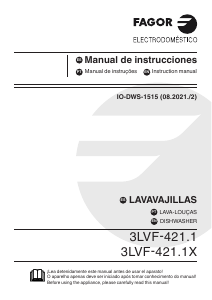 Handleiding Fagor 3LVF-421.1X Vaatwasser