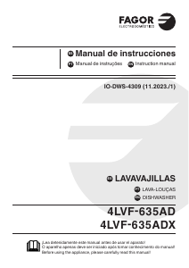 Handleiding Fagor 4LVF-635ADX Vaatwasser