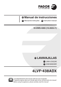 Handleiding Fagor 4LVF-438ADX Vaatwasser
