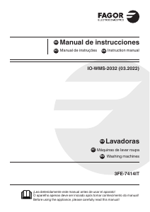 Handleiding Fagor 3FE-7414IT Wasmachine