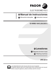 Handleiding Fagor 3FE-8212 Wasmachine