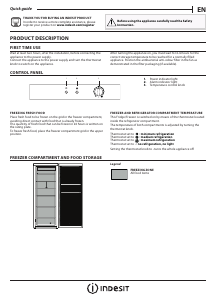 Bruksanvisning Indesit UI6 2 W Frys