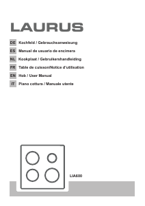 Handleiding Laurus LIA600 Kookplaat