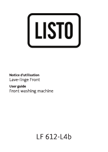 Handleiding Listo LF 612-L4b Wasmachine