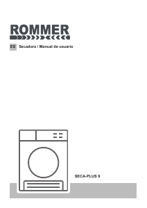 Manual de uso Rommer Seca-Plus 9 Secadora