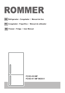 Handleiding Rommer FCVD 410 MF Koel-vries combinatie